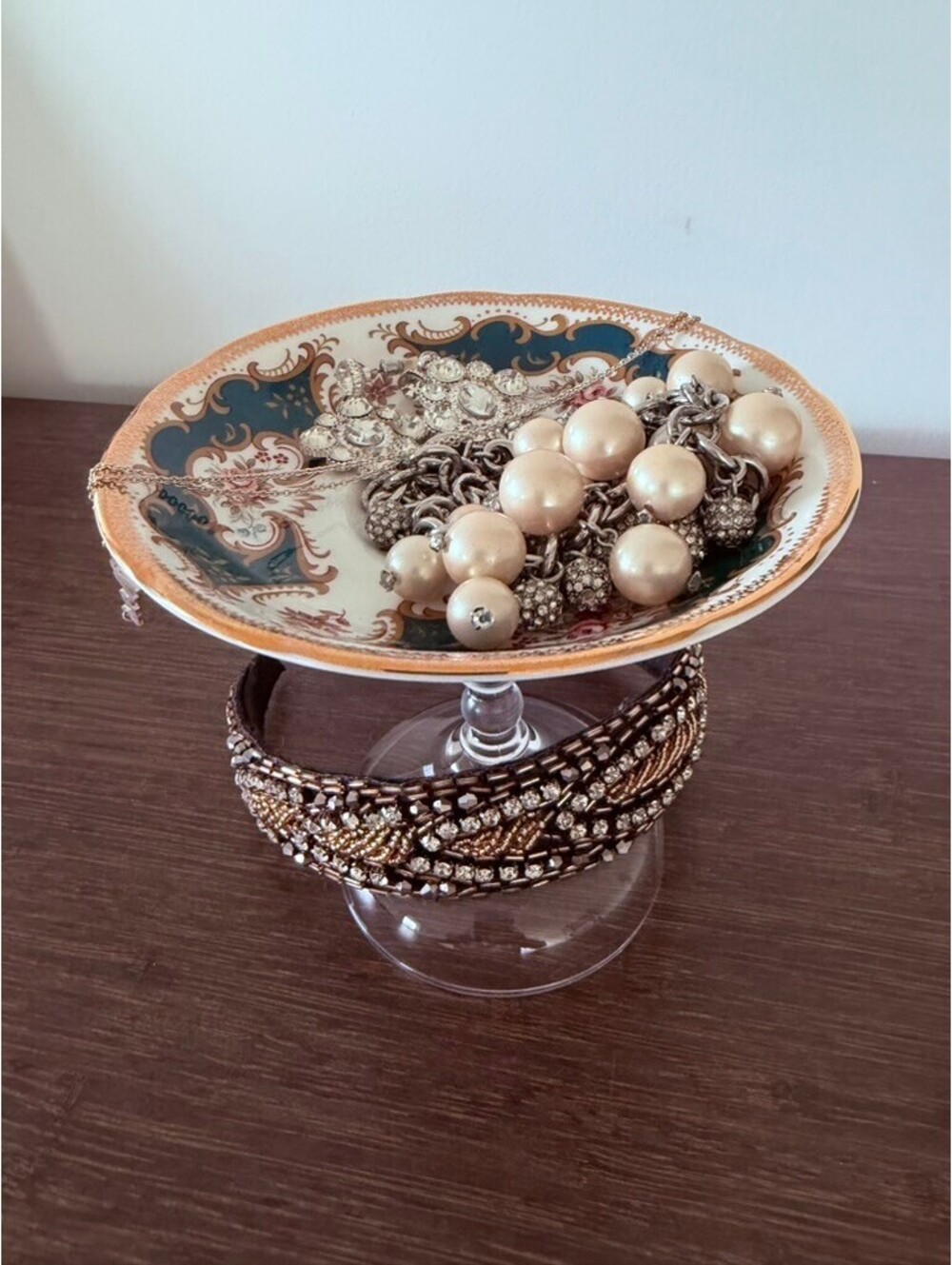 *UPCYCLED* Vintage Paragon Saucer & Champagne Coupe